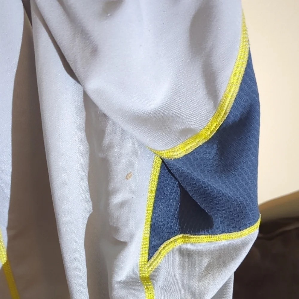 The North Face Blue and Yellow Pullover
